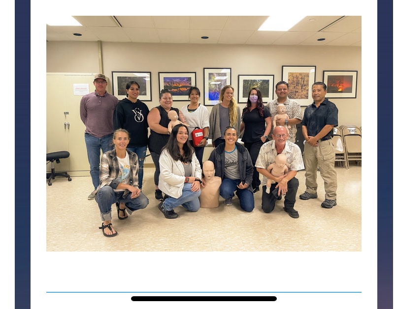 Newly Certified First Aid/CPR/AED Instructors on Hawaiʻi Island